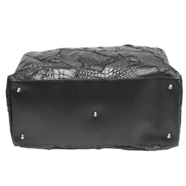 クロコダイル CROCODILE ボストンバッグ
2WAY 訳あり クロコパッチ 11821 ブラック 【SS】
【中古】
