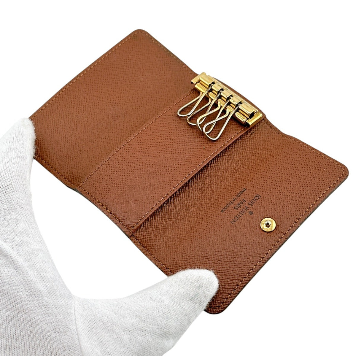 ルイヴィトン LOUIS VUITTON キーケース
4本用 モノグラム ミュルティクレ4 モノグラムキャンバス M69517 ブラウン LV
【SS】
【中古】