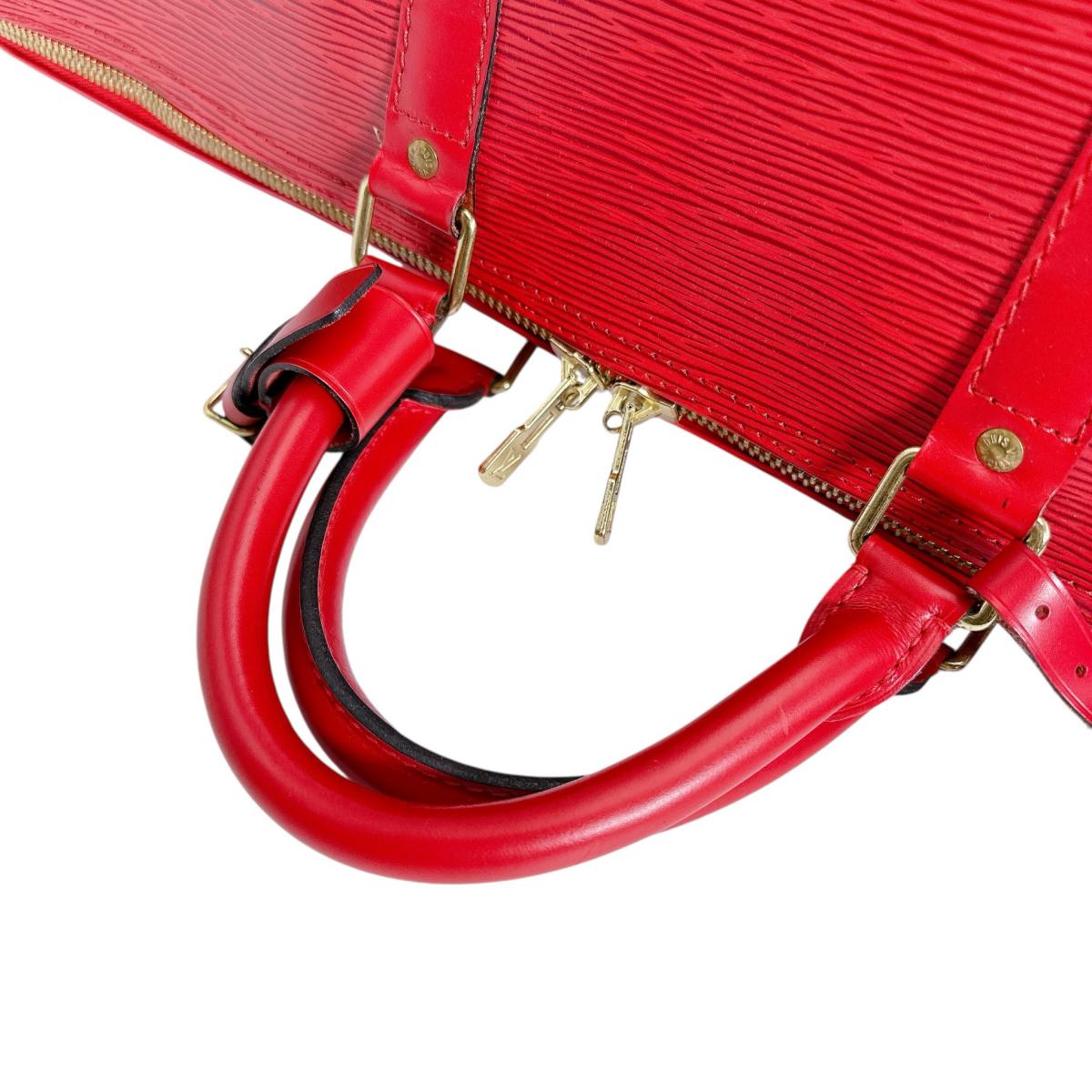 ルイヴィトン LOUIS VUITTON ボストンバッグ
旅行かばん エピ キーポル55 エピレザー M42957 レッド LV
【SS】
【中古】
