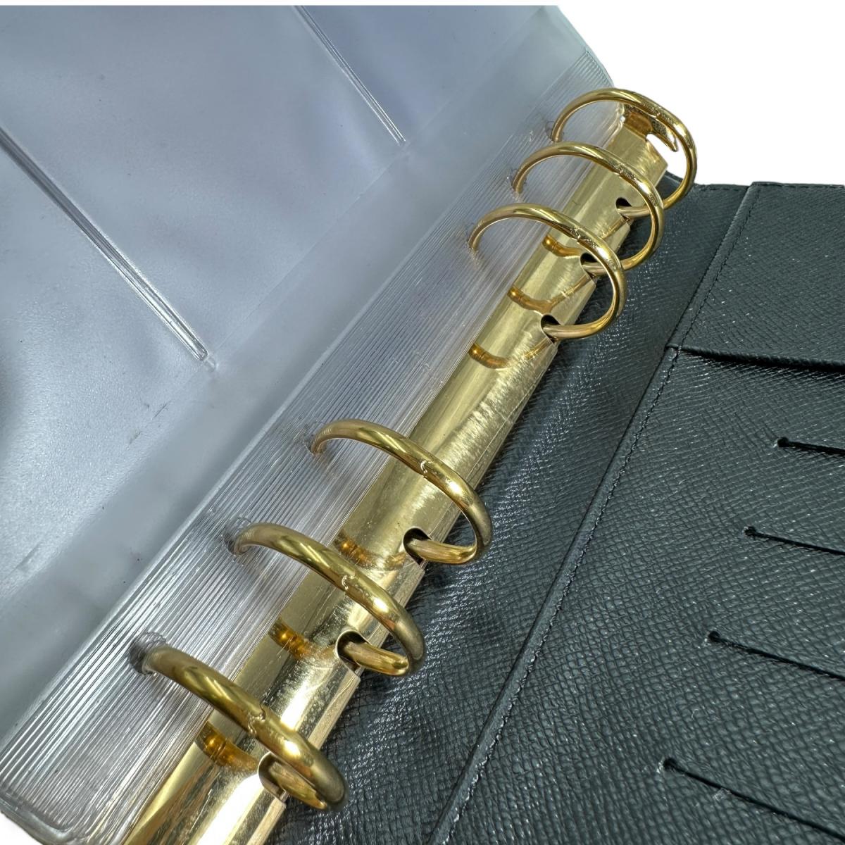 ルイヴィトン LOUIS VUITTON 手帳カバー
システム手帳カバー エピ アジェンダMM エピレザー R20042 ノワール LV
【SS】
【中古】