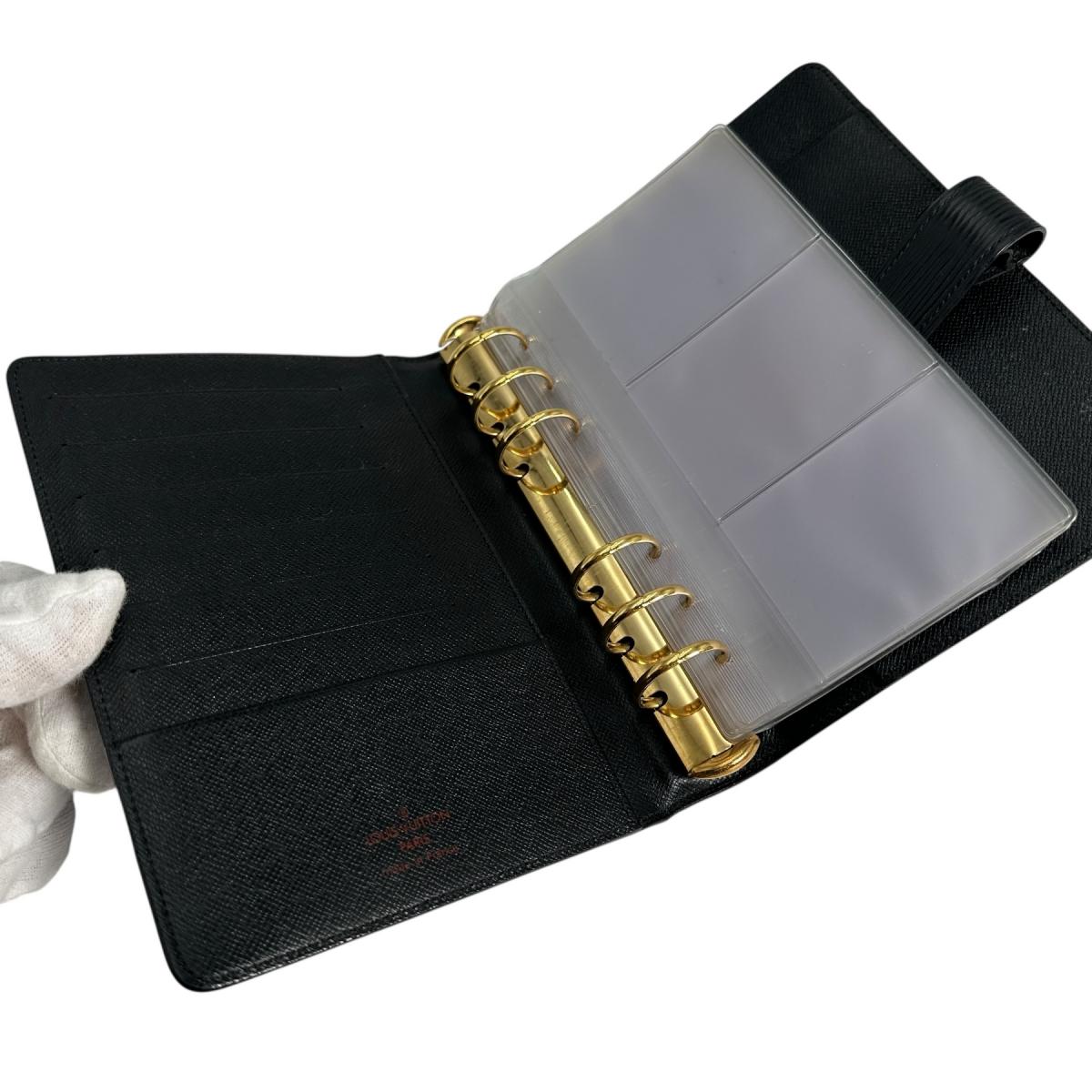 ルイヴィトン LOUIS VUITTON 手帳カバー
システム手帳カバー エピ アジェンダMM エピレザー R20042 ノワール LV
【SS】
【中古】