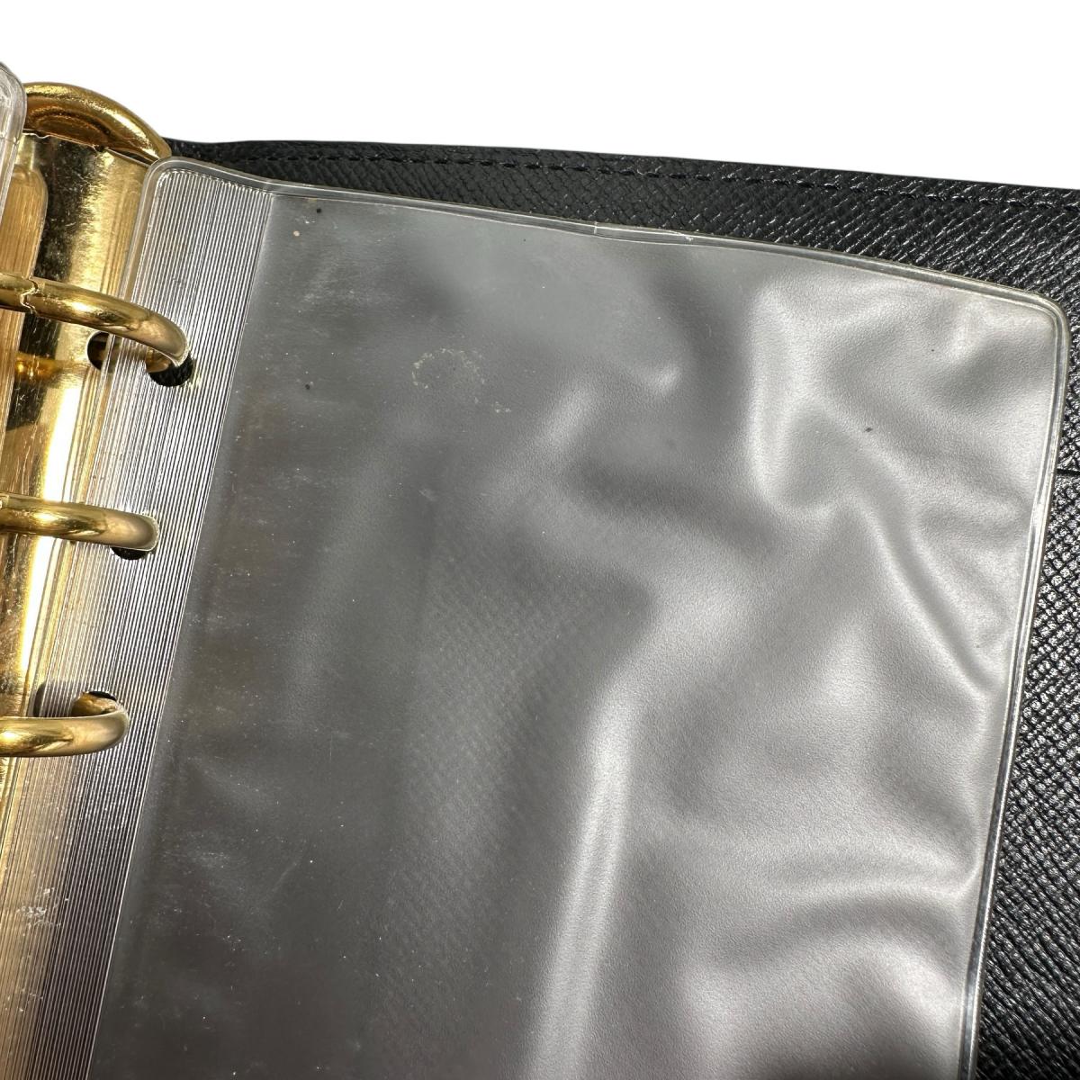 ルイヴィトン LOUIS VUITTON 手帳カバー
システム手帳カバー エピ アジェンダMM エピレザー R20042 ノワール LV
【SS】
【中古】