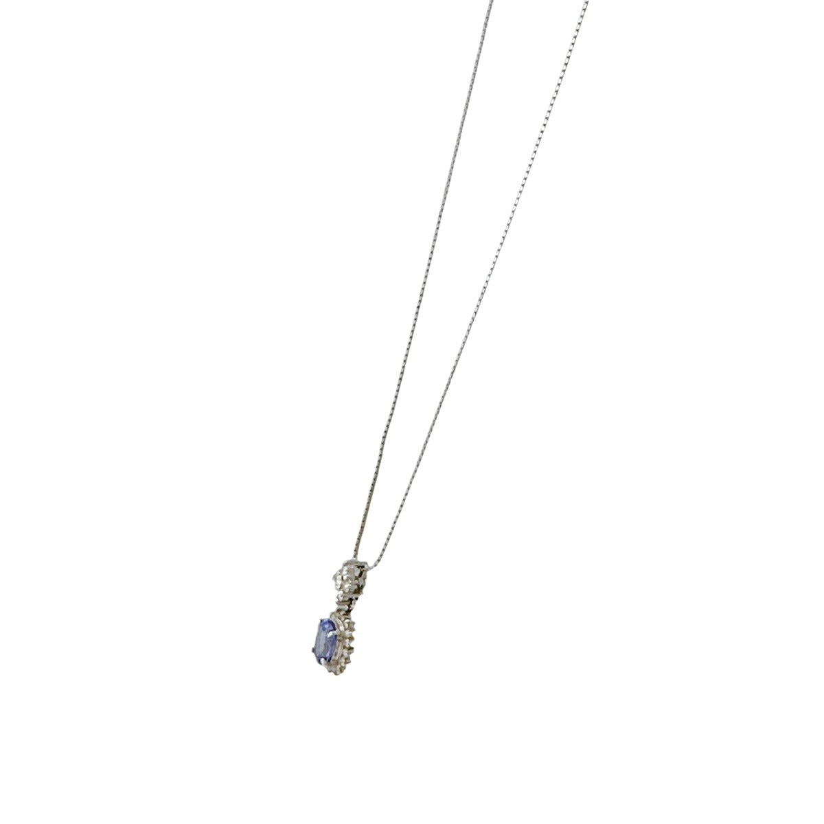 ネックレス
44cm タンザナイト T 0.75 D 0.29ct Pt850プラチナ プラチナ×ブルー 【SS】
【中古】