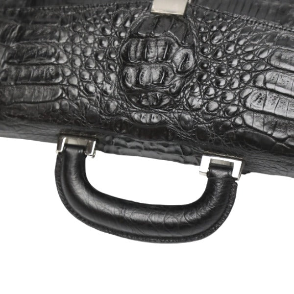 クロコダイル CROCODILE セカンドバッグ
セカンドバッグ カイマン ワニ革 ブラック 【SS】