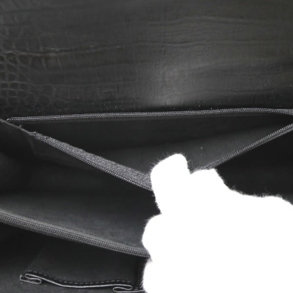 カイマンクロコダイル CAIMAN CROCODILE セカンドバッグ
カイマン ワニ カイマン 3678 ブラック 【SS】