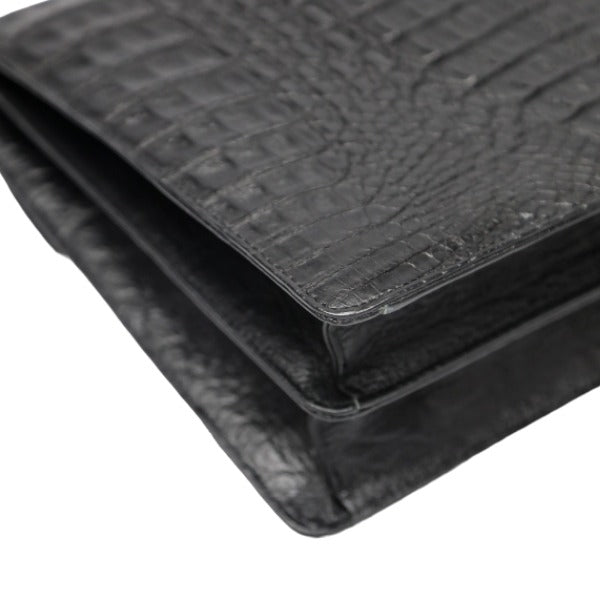 カイマンクロコダイル CAIMAN CROCODILE セカンドバッグ
カイマン ワニ カイマン 3678 ブラック 【SS】