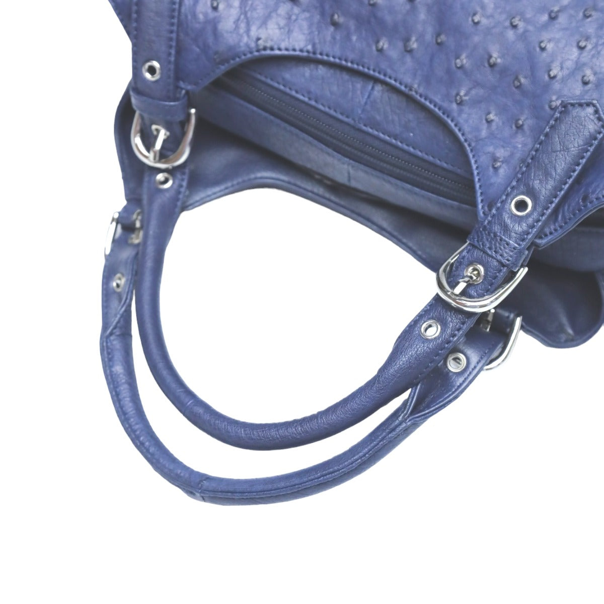 オーストリッチ ostrich ハンドバッグ
ハンドバッグ フルポイント オーストリッチ 2271 アイリスブルー 【SS】
【中古】