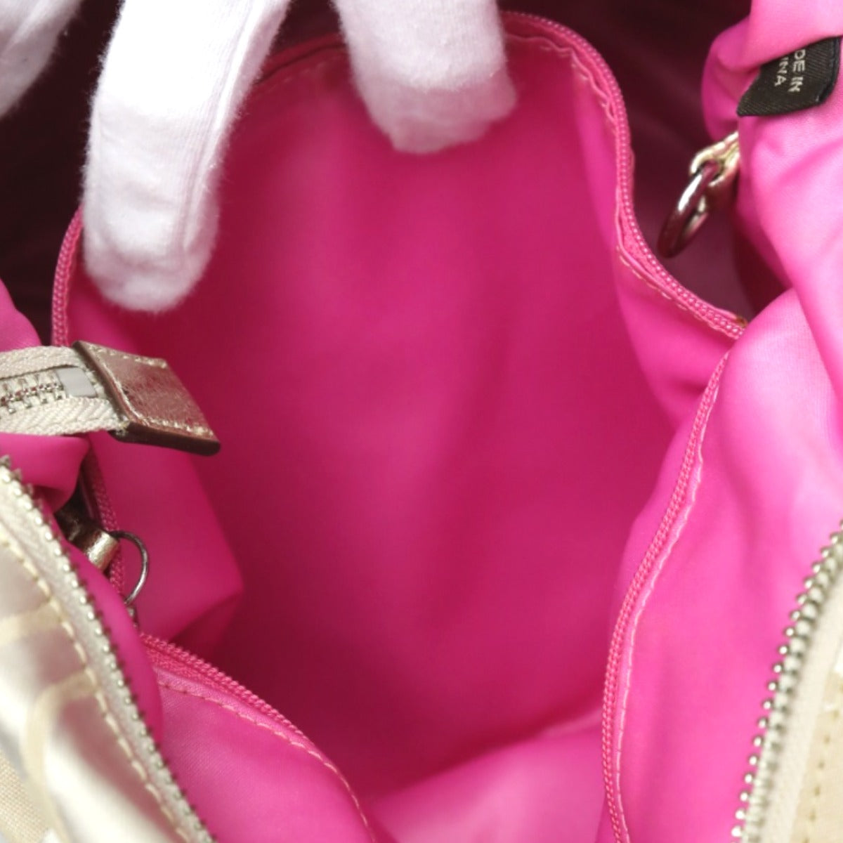 コーチ COACH トートバッグ
ショルダーバッグ シグネチャー ポピー サテン スポットライト レザー 13843 ベージュ×ゴールド 【SS】
【中古】