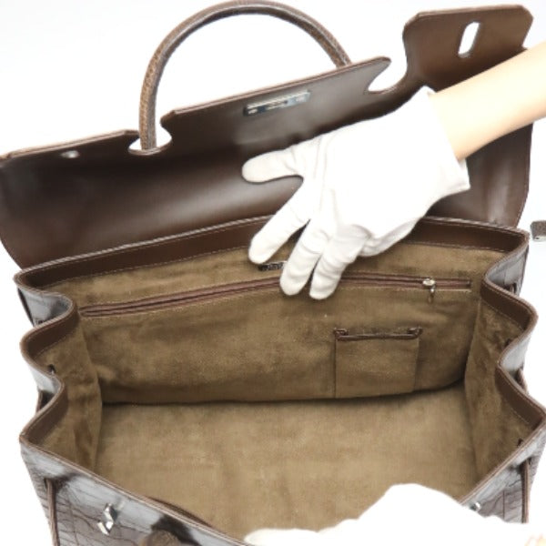 クロコダイル CROCODILE ハンドバッグ
ヘンローン マットクロコダイル マット クロコダイル A179 チャコブラウン 【SS】
【中古】
