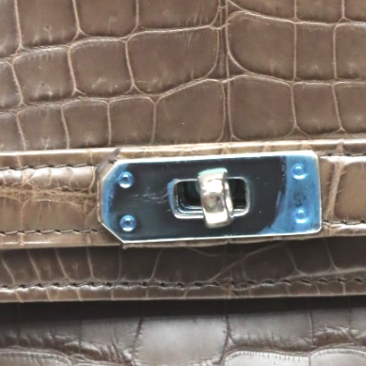 クロコダイル CROCODILE ハンドバッグ
ヘンローン クロコダイル マット クロコダイル A179 ブラウン 【SS】