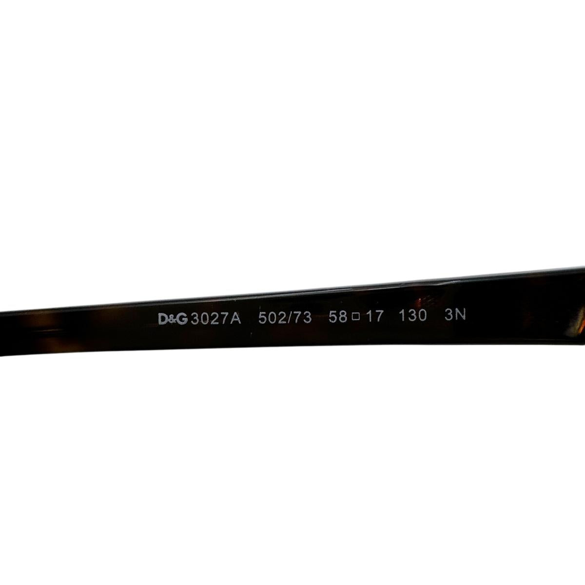 ドルチェアンドガッバーナ DOLCE&GABBANA サングラス
サングラス D&G 502/73 58□17 130 プラスチック ブラウン 【SS】
【中古】