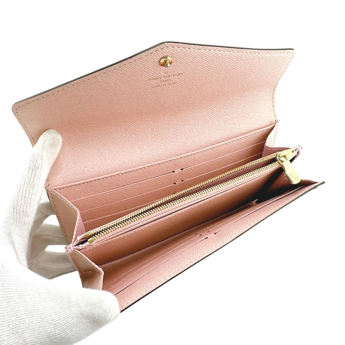 ルイヴィトン LOUIS VUITTON 長財布
ポルトフォイユ・サラ ダミエ ローズ・バレリーヌ ダミエキャンバス N60114 ブラウン×ピンク LV
【SS】
【中古】