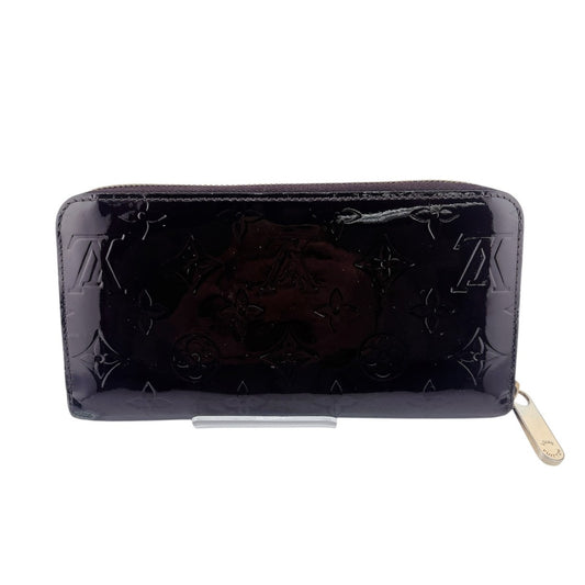ルイヴィトン LOUIS VUITTON 長財布
 ラウンドファスナー モノグラムヴェルニ ジッピーウォレット モノグラムヴェルニ M93522 アマラント LV
 【SS】
 【中古】