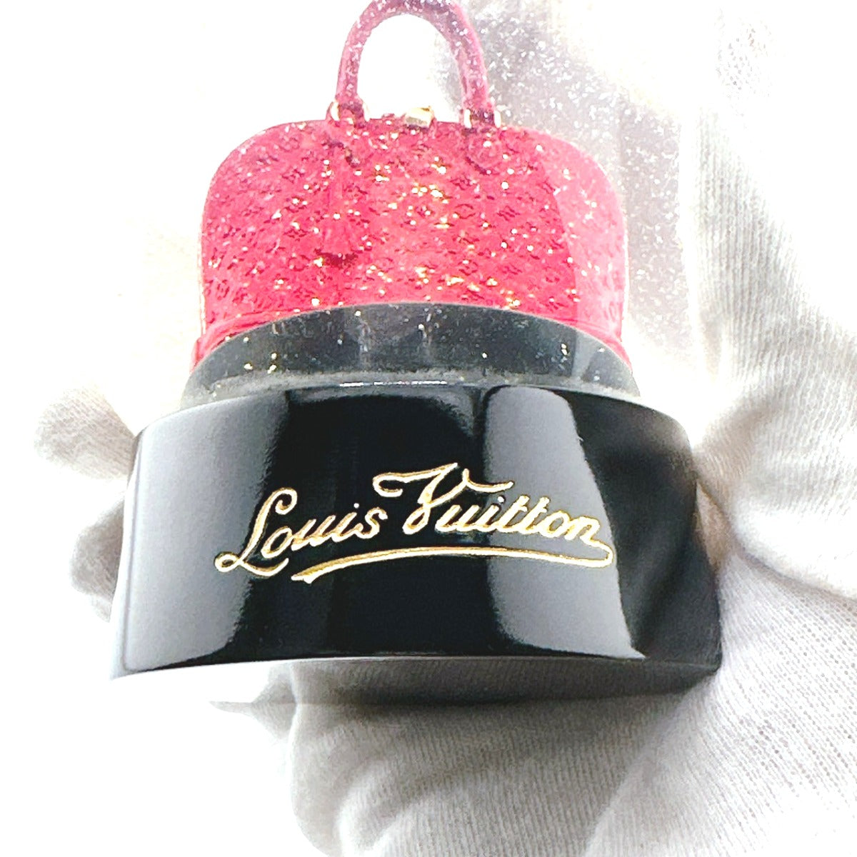 ルイヴィトン LOUIS VUITTON オブジェ
ガラスドーム モノグラム スノーグローブ ガラス レッド LV
【SS】
【中古】