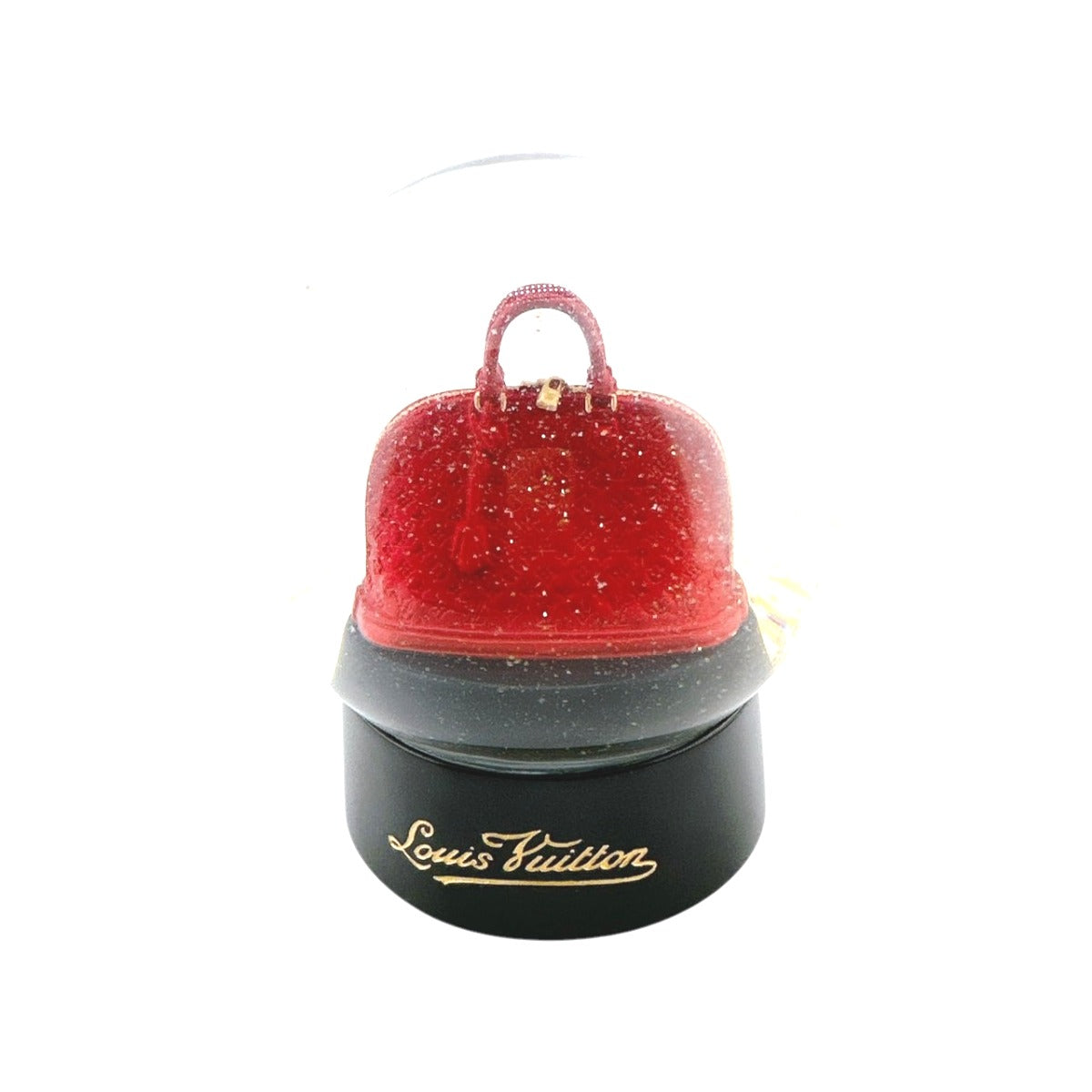 ルイヴィトン LOUIS VUITTON オブジェ
ガラスドーム モノグラム スノーグローブ ガラス レッド LV
【SS】
【中古】