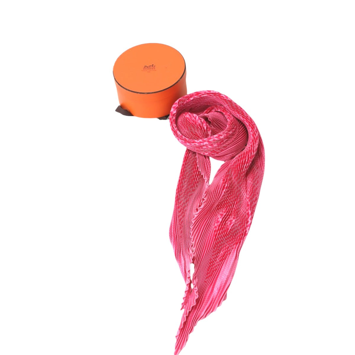 エルメス HERMES スカーフ
プリーツスカーフ シルク100% シルク ピンク 【SS】
【中古】