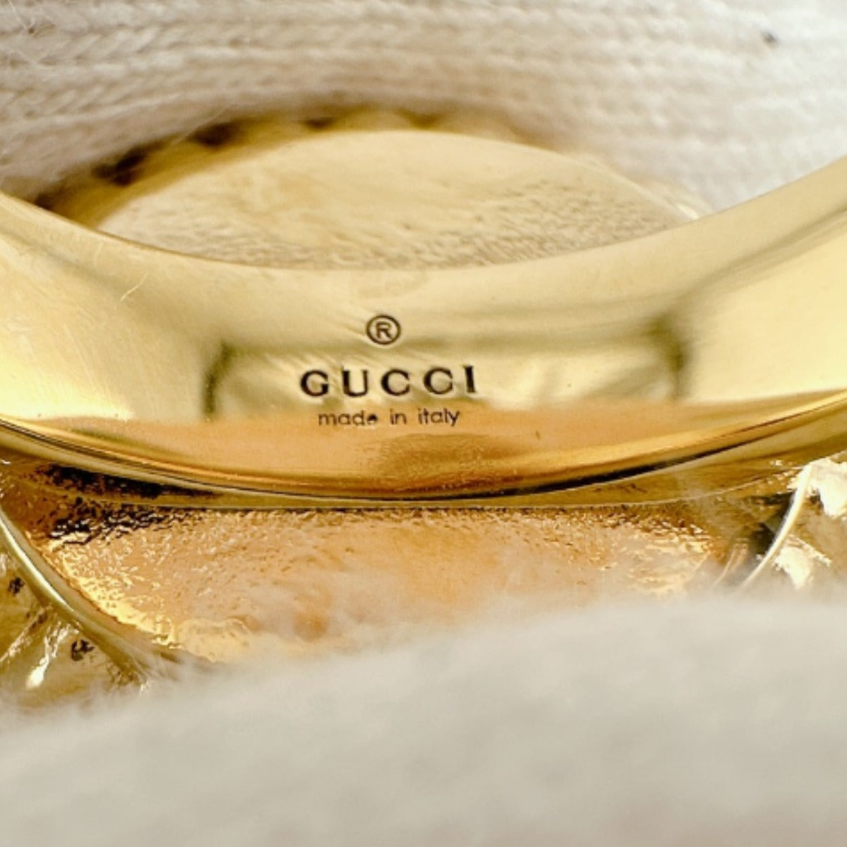 グッチ GUCCI リング・指輪
チェーンエフェクトリング GG Sサイズ フラワーリング メタル ゴールド 【SS】
【中古】