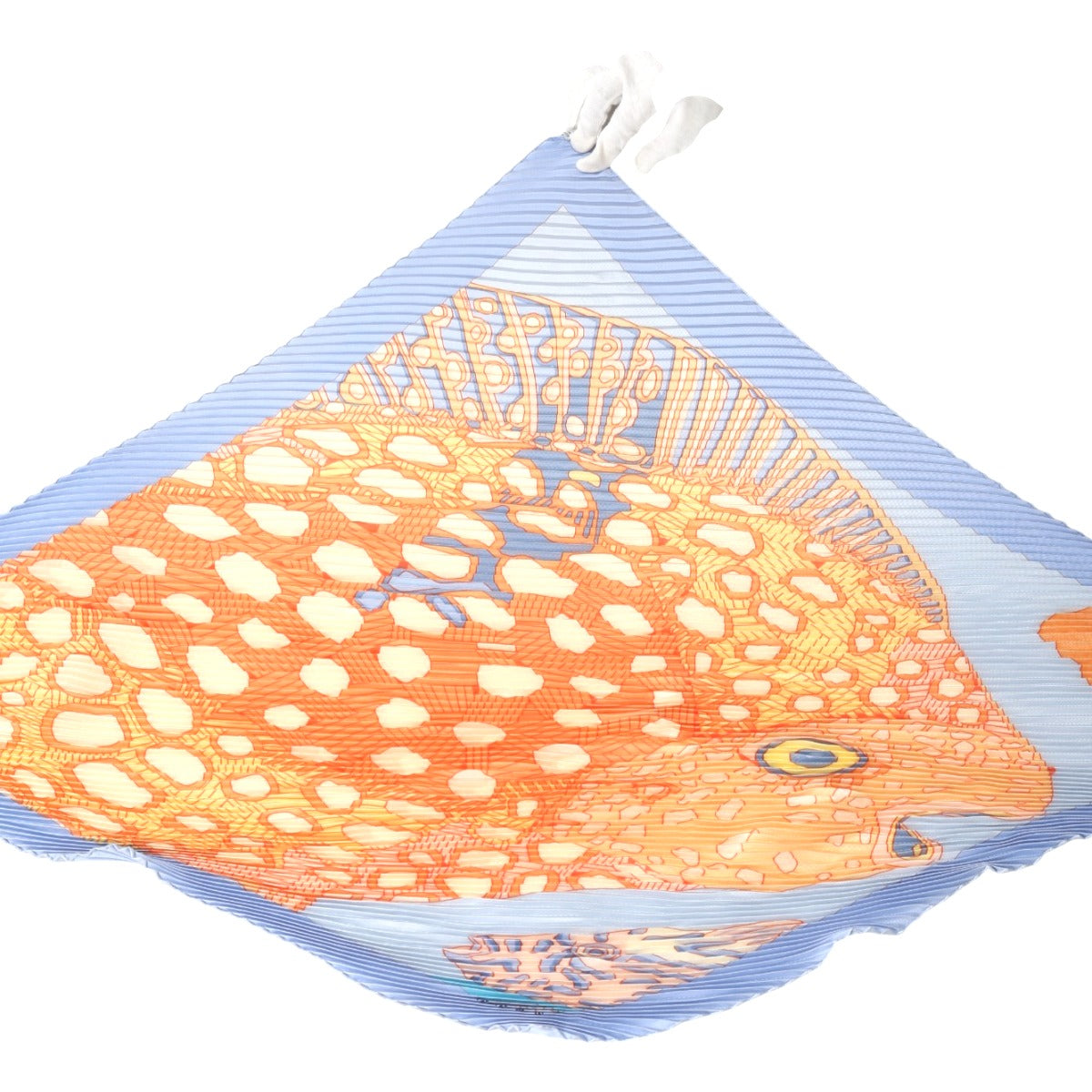 エルメス HERMES スカーフ
プリーツスカーフ カレ90 深海魚 GRANDS FONDS シルク100% シルク オレンジ 【SS】
【中古】