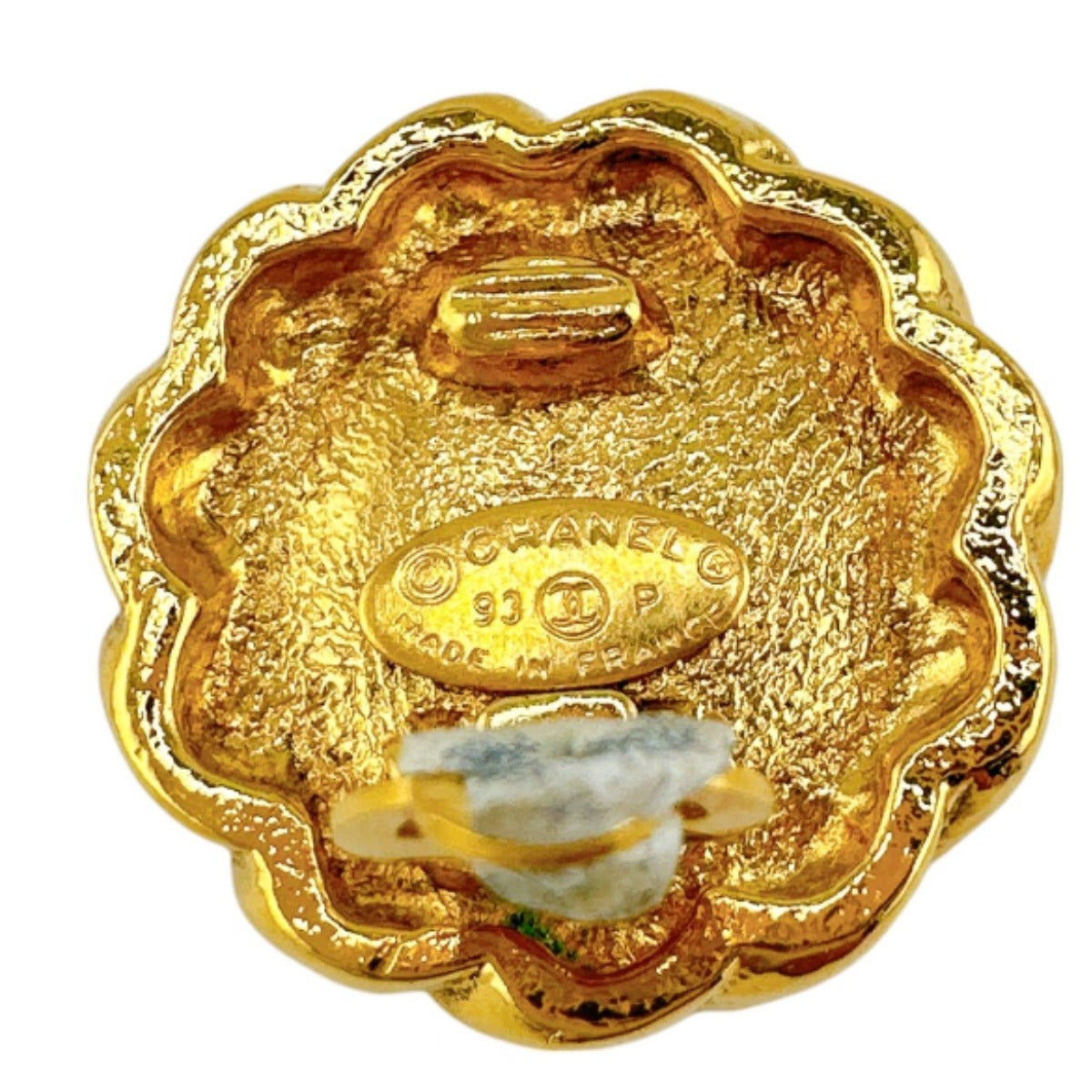 シャネル CHANEL イヤリング
フェイクパール 箱付 ラウンドデザイン ゴールド 【SS】
【中古】