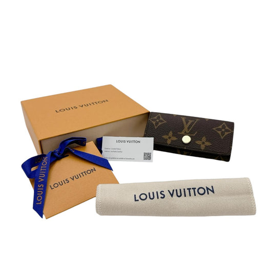 ルイヴィトン LOUIS VUITTON キーケース
 4本用 モノグラム ミュルティクレ4 モノグラムキャンバス M69517 ブラウン LV
 【中古】