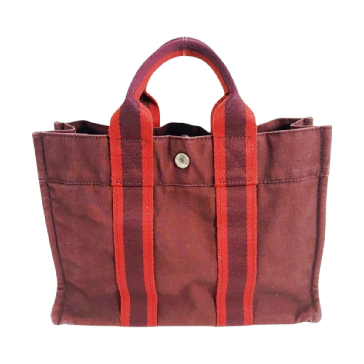 エルメス HERMES トートバッグ
ミニバッグ フールトゥPM キャンバス ボルドー 【SS】
【中古】