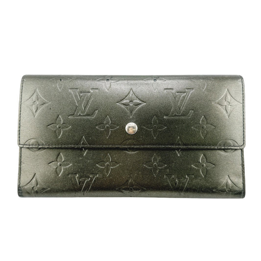 ルイヴィトン LOUIS VUITTON 三つ折り財布
 三つ折り財布 モノグラム ポルフォイユ モノグラムマット M65102 ノワール LV
 【SS】
 【中古】
