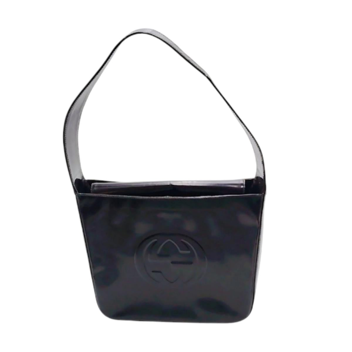グッチ GUCCI ハンドバッグ
ハンドバック ワンショルダー インターロッキングG エナメル ブラック 【SS】
【中古】