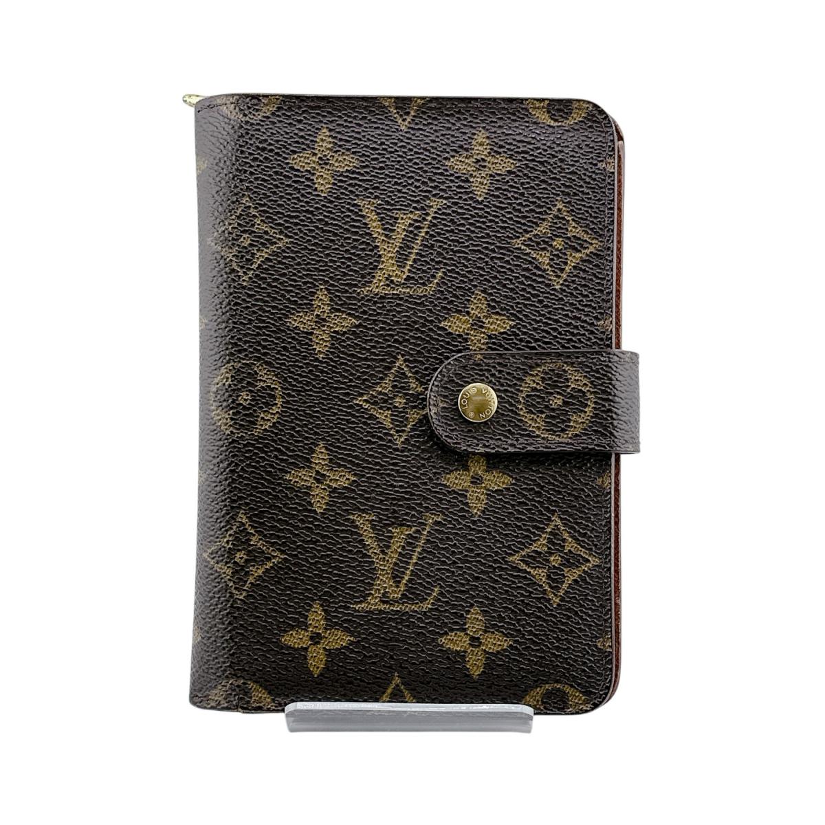 ルイヴィトン LOUIS VUITTON 二つ折り財布
二つ折り財布 ポルト パピエ ラウンドファスナー モノグラムキャンバス M61207 ブラウン LV
【SS】
【中古】