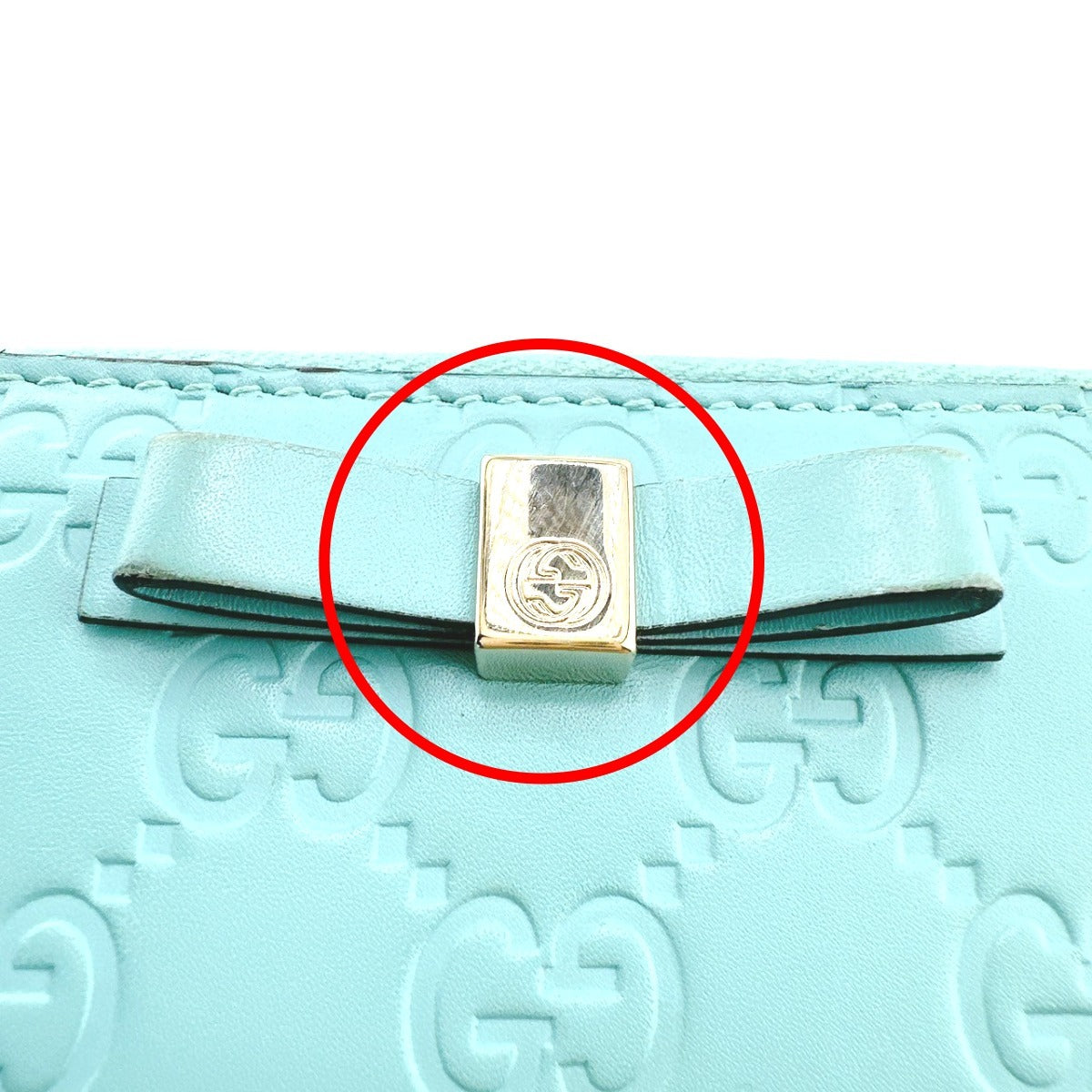グッチ GUCCI 長財布
ラウンド長財布 グッチシマ GG レザー 388680 水色 【SS】
【中古】