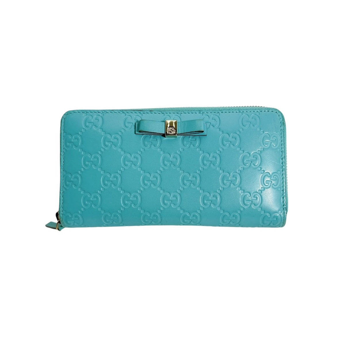 グッチ GUCCI 長財布
ラウンド長財布 グッチシマ GG レザー 388680 水色 【SS】
【中古】