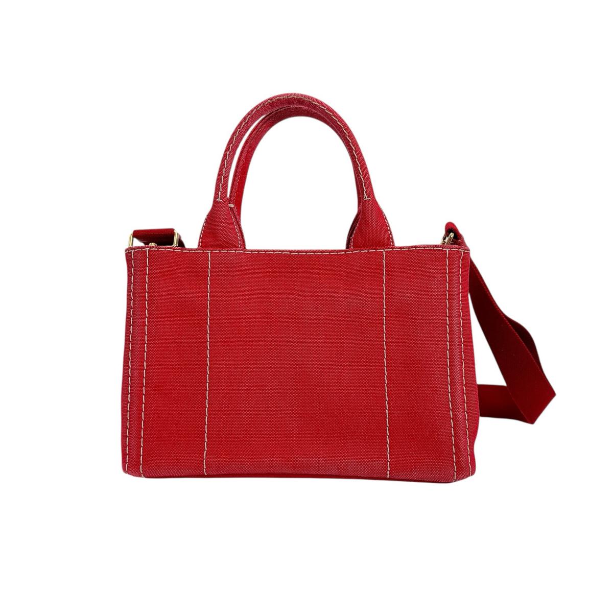 プラダ PRADA トートバッグ
2way ミニ カナパ キャンバス BN2439 レッド 【SS】
【中古】