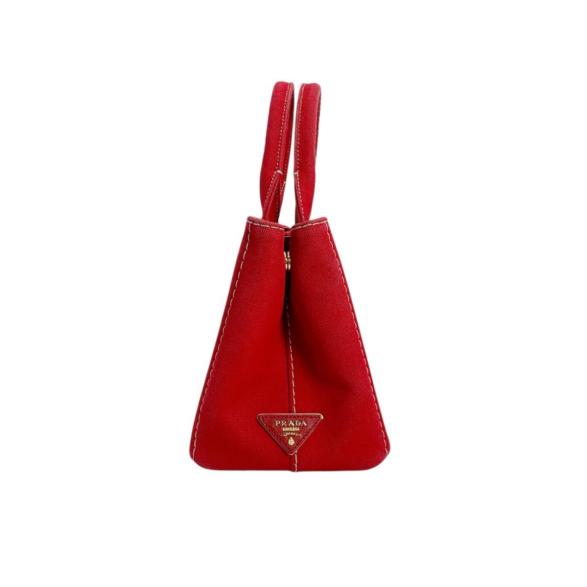 プラダ PRADA トートバッグ
2way ミニ カナパ キャンバス BN2439 レッド 【SS】
【中古】