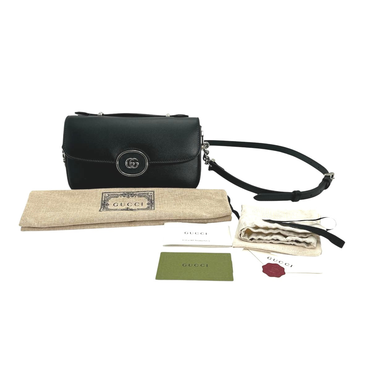 グッチ GUCCI ショルダーバッグ
ショルダーバッグ レザー 739722 ブラック 【SS】
【中古】