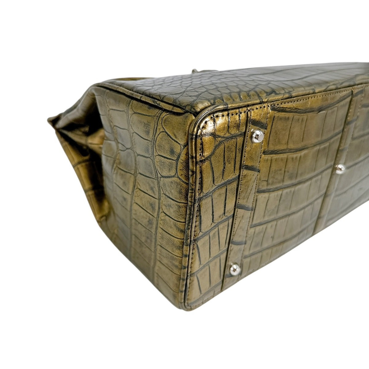 クロコダイル CROCODILE ハンドバッグ
メタリック クロコダイル YB-2103 メタリック 【SS】