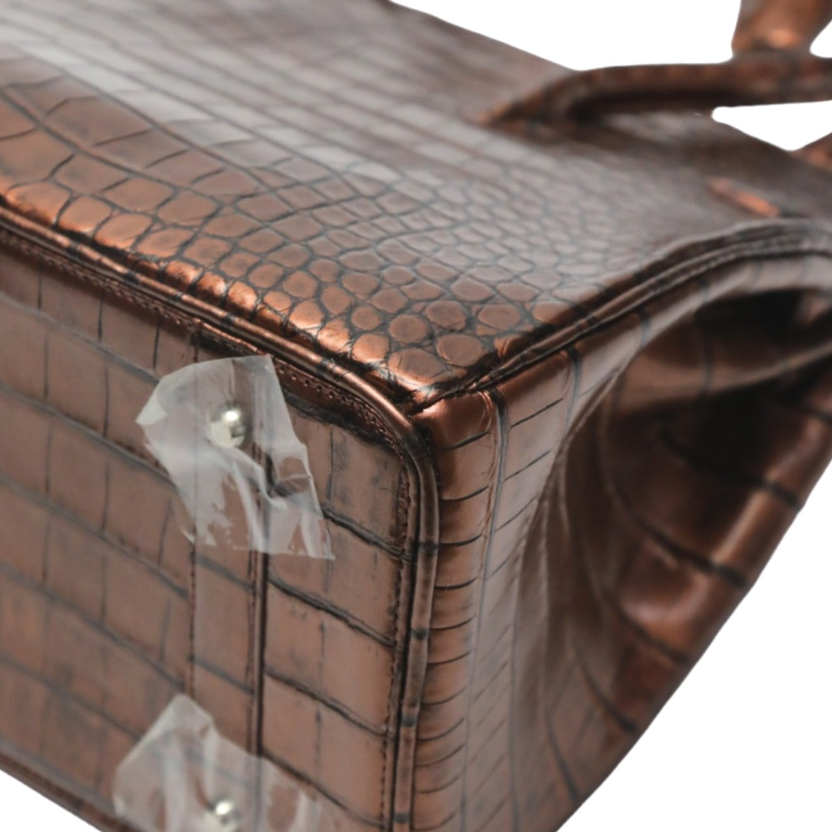 クロコダイル CROCODILE ハンドバッグ
ハンドバッグ メタリック 訳あり クロコダイル YB-2103 ブラウン 【SS】
【中古】