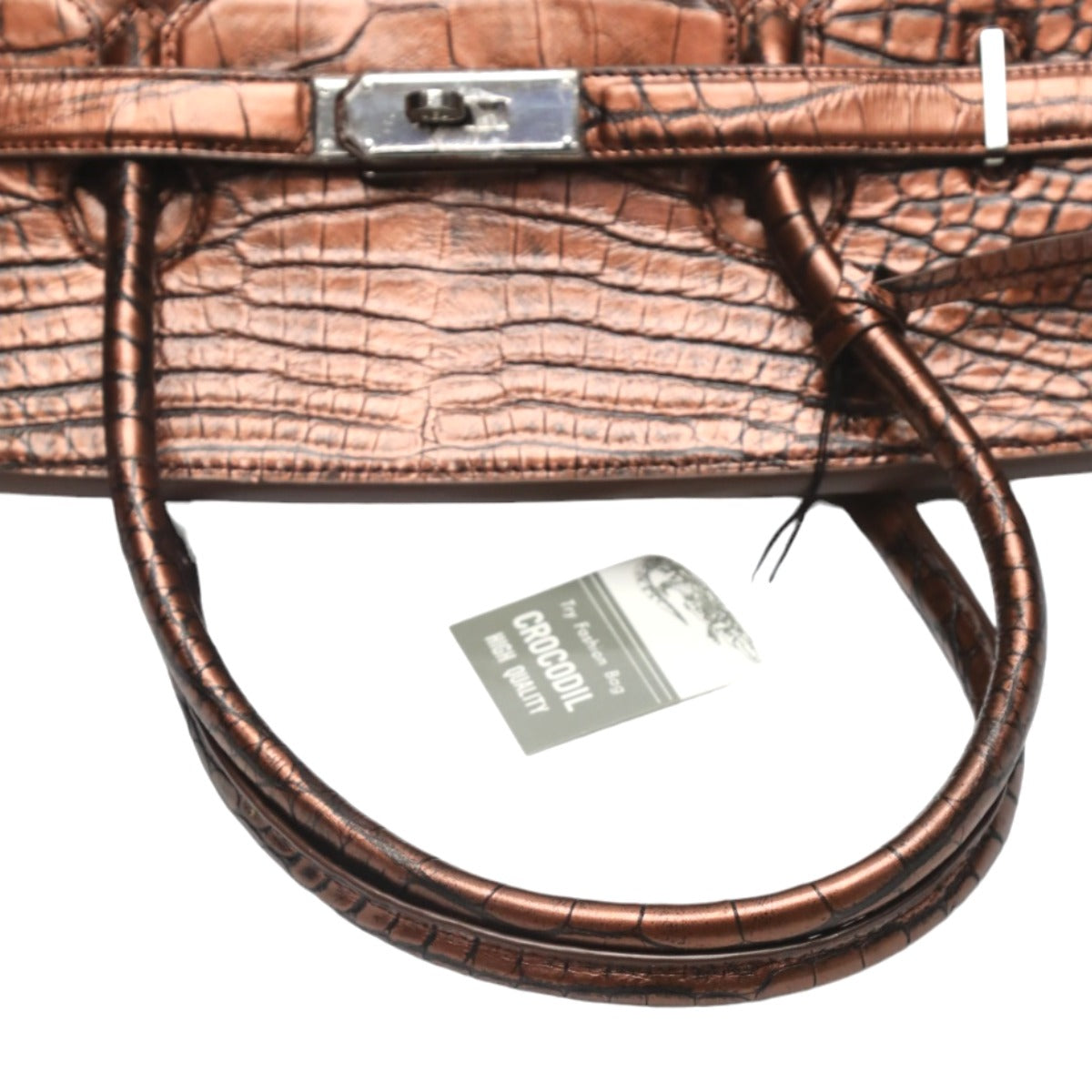 クロコダイル CROCODILE ハンドバッグ
ハンドバッグ メタリック 訳あり クロコダイル YB-2103 ブラウン 【SS】
【中古】