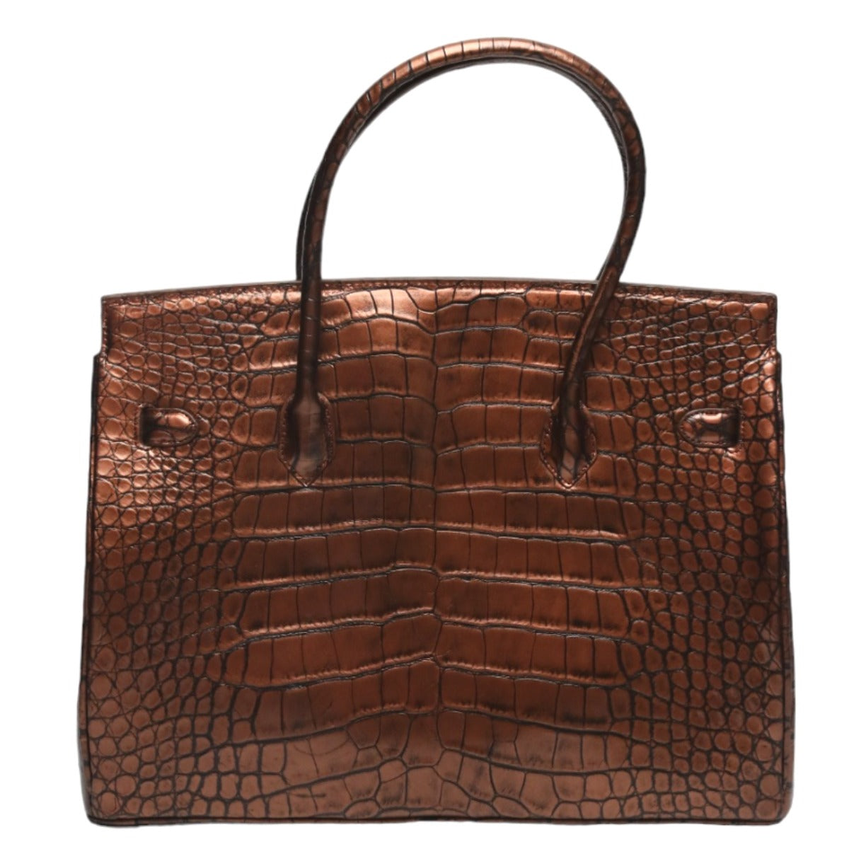 クロコダイル CROCODILE ハンドバッグ
ハンドバッグ メタリック 訳あり クロコダイル YB-2103 ブラウン 【SS】
【中古】