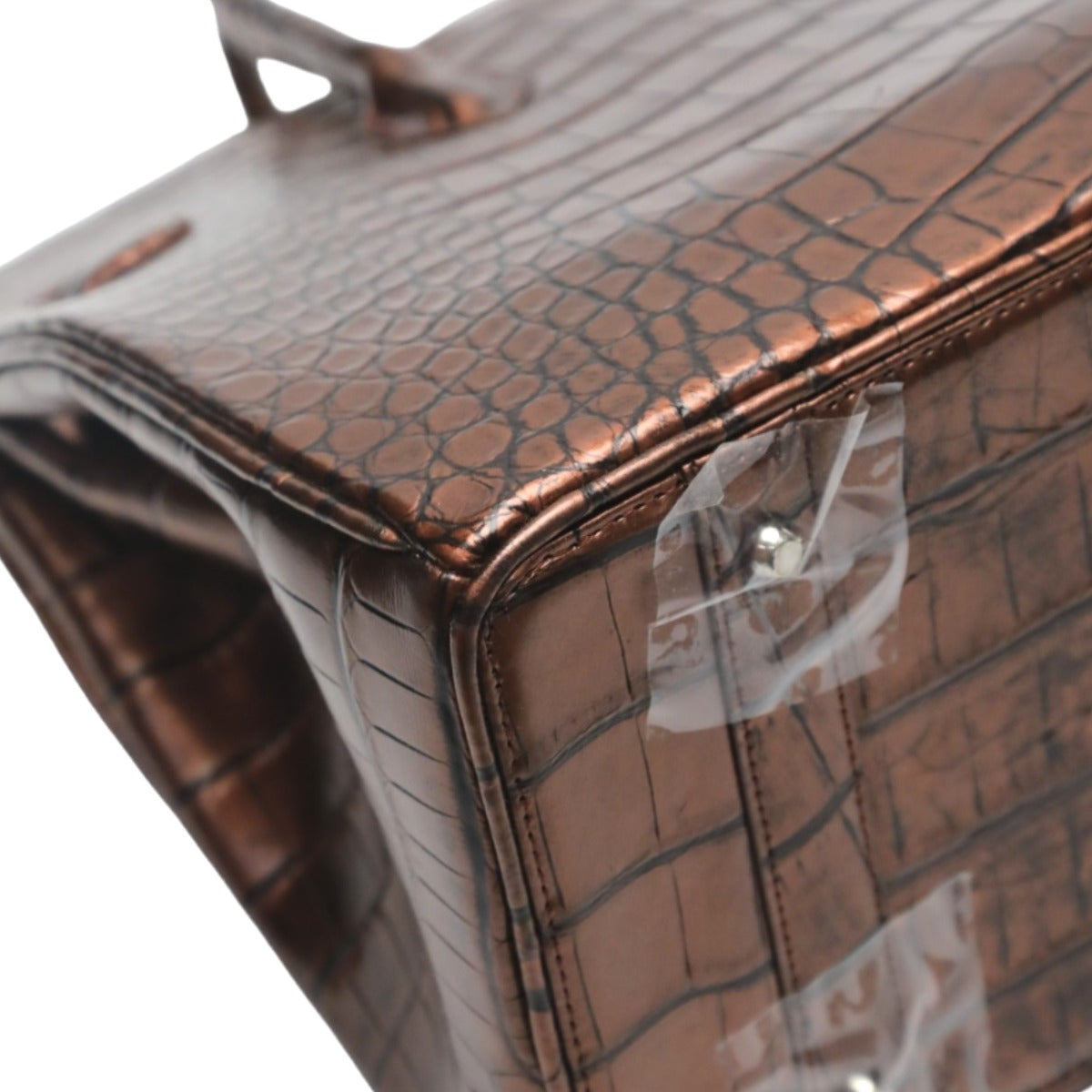 クロコダイル CROCODILE ハンドバッグ
ハンドバッグ メタリック 訳あり クロコダイル YB-2103 ブラウン 【SS】
【中古】