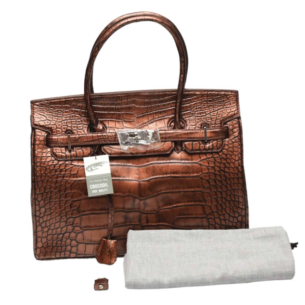 Crocodile handbag
Henlon Size 35 Crocodile YB-2103 Brown