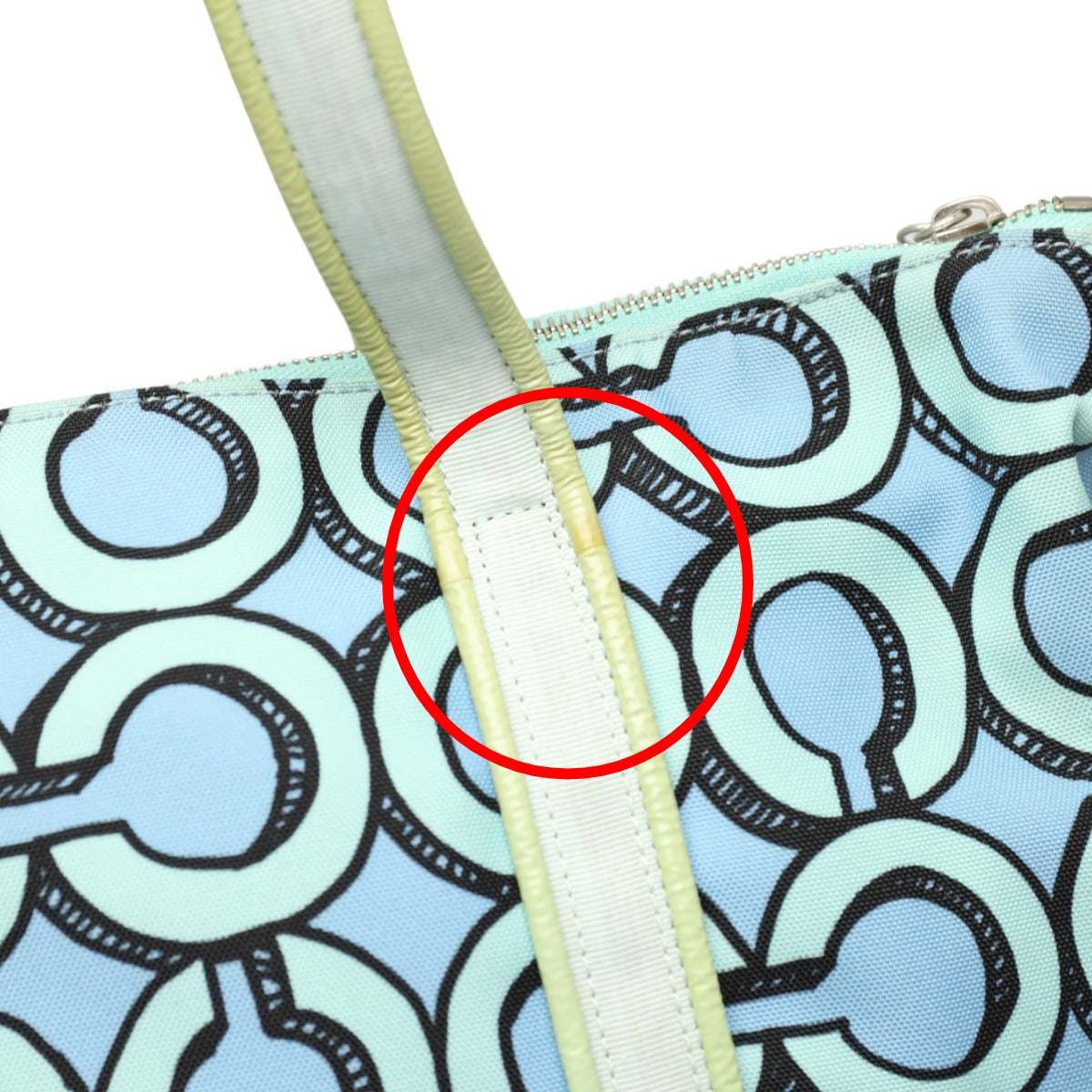 コーチ COACH トートバッグ
ポピー キャンバス 3Dオプアートグラム レザー 14983 ブルー 【SS】
【中古】
