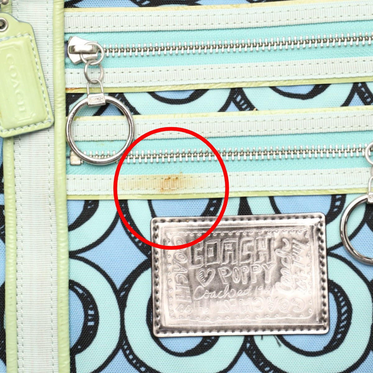 コーチ COACH トートバッグ
ポピー キャンバス 3Dオプアートグラム レザー 14983 ブルー 【SS】
【中古】
