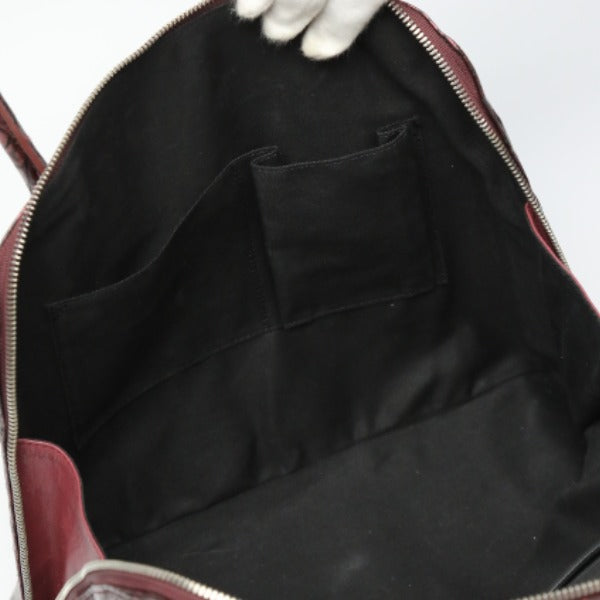 クロコダイル CROCODILE ハンドバッグ
2WAY ブカッティー メタリック クロコダイル 3994 ワイン 【SS】
【中古】