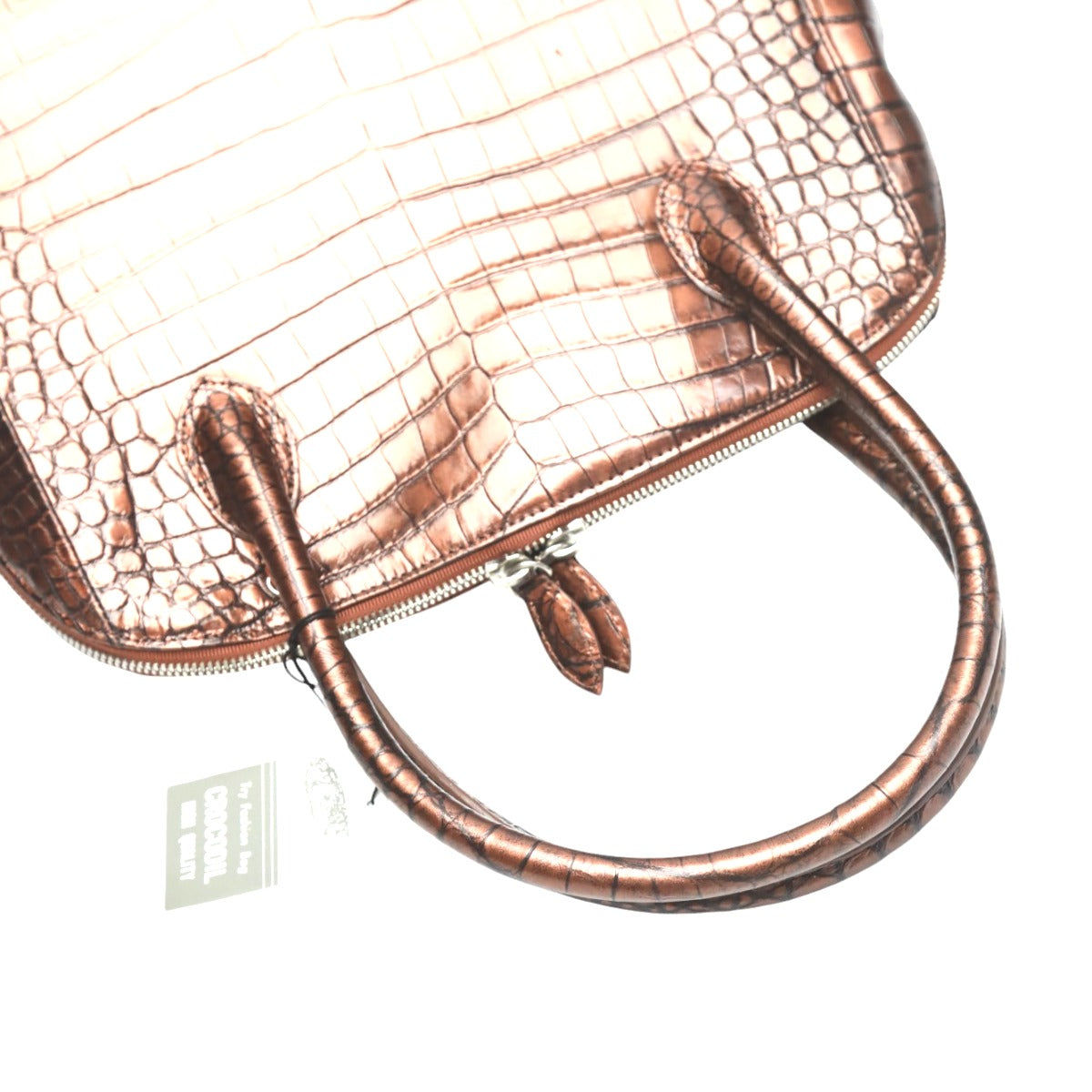 クロコダイル CROCODILE ハンドバッグ
ブガッティ メタリック 2WAYバッグ クロコダイル 3994 ブラウン 【SS】
【中古】