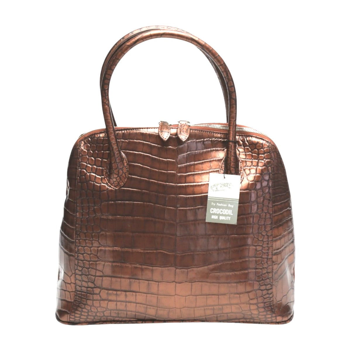 クロコダイル CROCODILE ハンドバッグ
ブガッティ メタリック 2WAYバッグ クロコダイル 3994 ブラウン 【SS】
【中古】