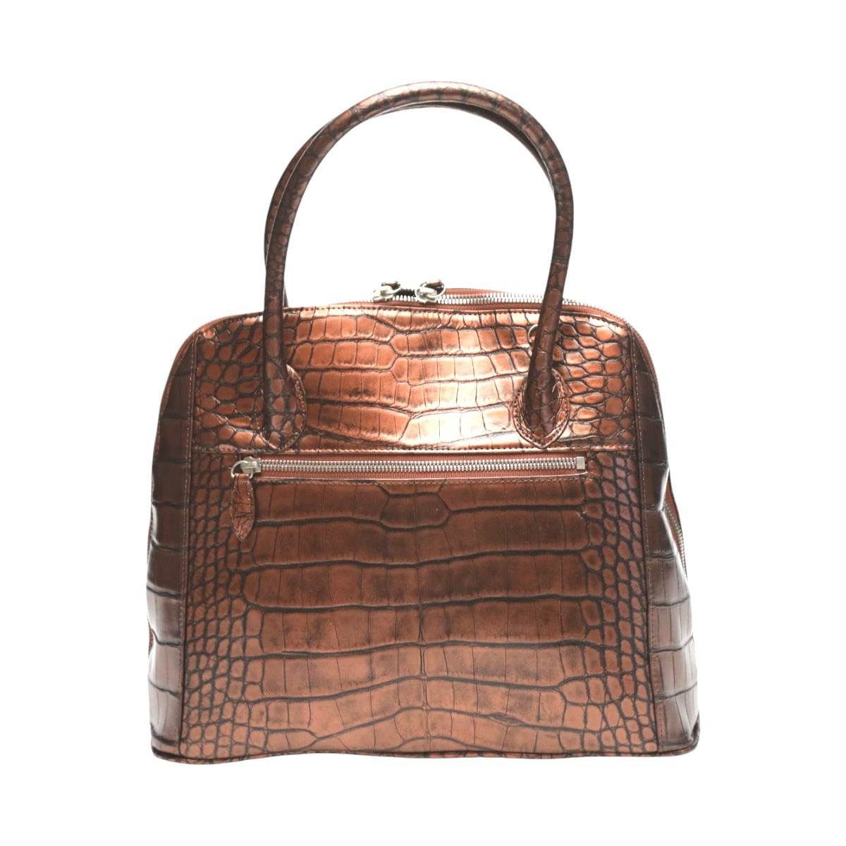 クロコダイル CROCODILE ハンドバッグ
ブガッティ メタリック 2WAYバッグ クロコダイル 3994 ブラウン 【SS】
【中古】