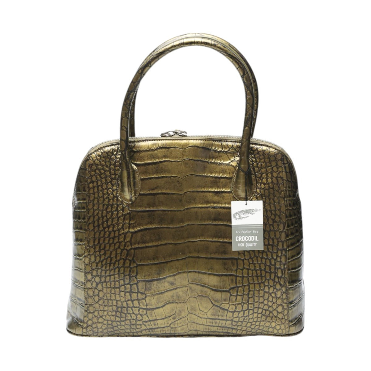 クロコダイル CROCODILE ハンドバッグ
ハンドバッグ クロコダイル 訳あり クロコダイル ゴールド 【SS】