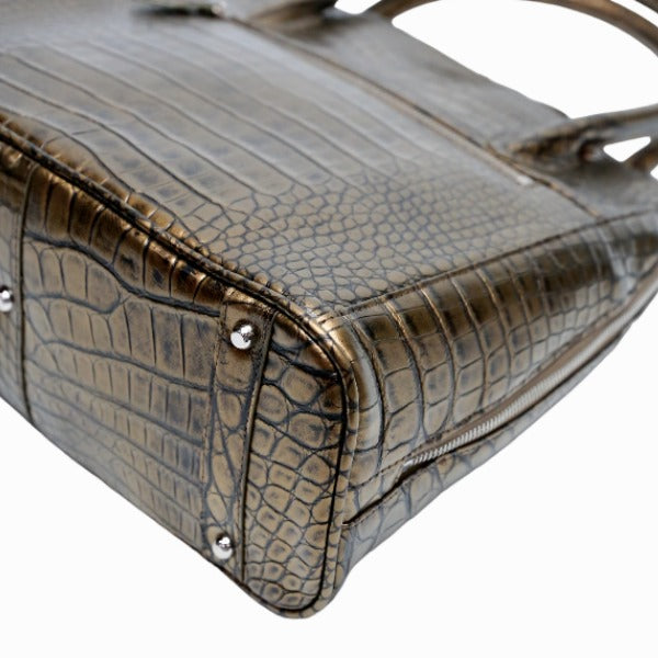 クロコダイル CROCODILE ハンドバッグ
2WAYバッグ ショルダー ブカッティー クロコダイル 3994 カーキ 【SS】