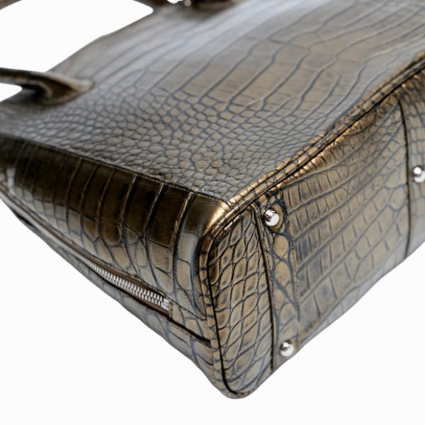 クロコダイル CROCODILE ハンドバッグ
2WAYバッグ ショルダー ブカッティー クロコダイル 3994 カーキ 【SS】