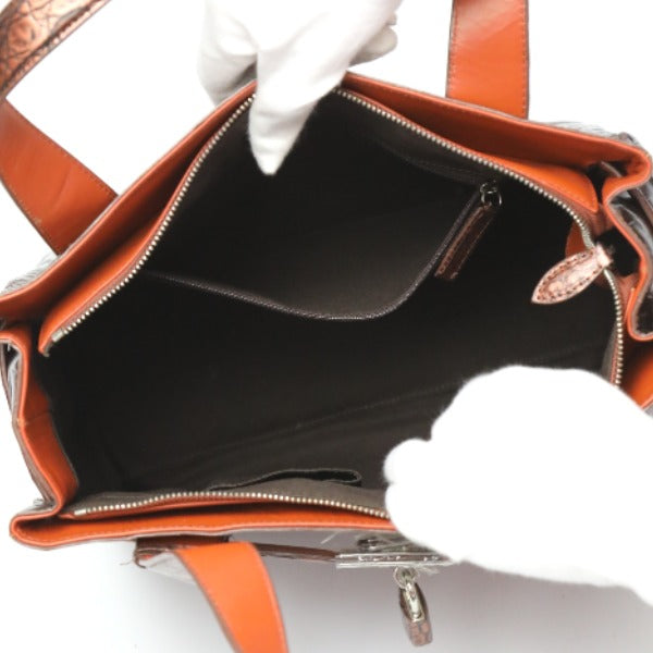 クロコダイル CROCODILE トートバッグ
メタリック バーキン調 クロコダイル 3983 ブラウン 【H】
【中古】