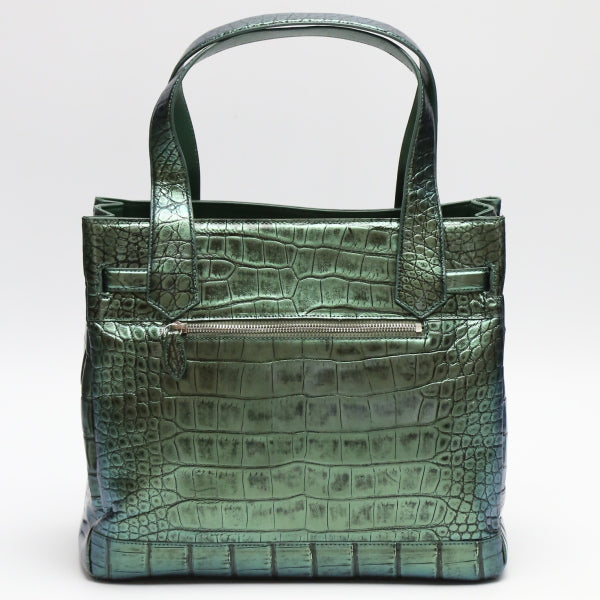 クロコダイル CROCODILE トートバッグ
メタリック クロコダイル カデナ付き クロコダイル 3983 グリーン 【SS】